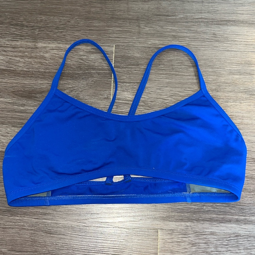 Jolyn Leon blue bikini top